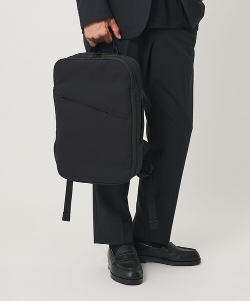 BEAUTY&YOUTH UNITED ARROWS(ビューティーアンドユースユナイテッドアローズ)の「【WEB限定】小松マテーレ コンパクト リュック(バックパック/リュック・メンズ・ブラック・FREE)」の9枚目の写真