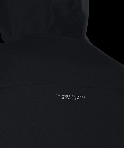 adidas(アディダス)の「アディダスアダプテーション レギュラーフィット フード付きフルジップトラックトップ / ジャージ / アディダス adidas(マウンテンパーカー・メンズ・ブラック・SMALL/X-LARGE/3XL/LARGE/MEDIUM/X-SMALL/XX-LARGE)」の6枚目の写真