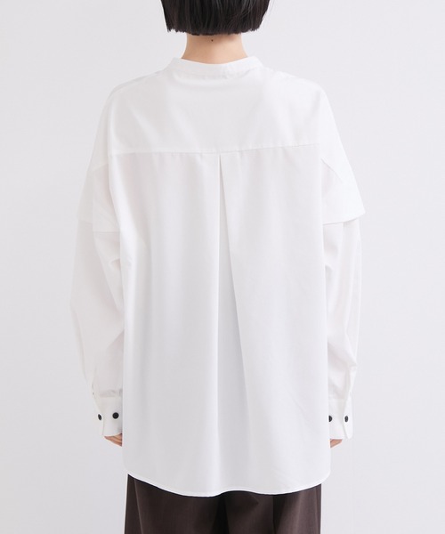le cercle ADAM ET ROPE'(ルセルクルアダムエロペ)の「チュニックシャツ&シュシュ/セットアイテム(シャツ/ブラウス・レディース・ホワイト/サックスブルー/ブルー系その他4・FREE)」の22枚目の写真