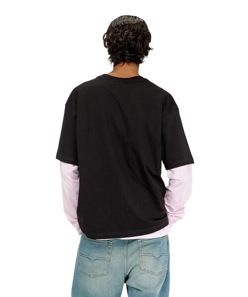DIESEL(ディーゼル)の「メンズ Tシャツ T-BOXT-AA1(Tシャツ/カットソー・メンズ・ブラック・X-SMALL/XXX-LARGE/XX-LARGE/X-LARGE/LARGE/MEDIUM/SMALL)」の3枚目の写真