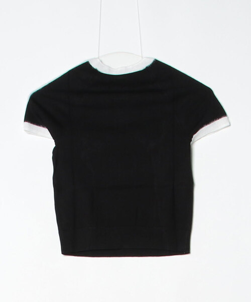 adidas（アディダス）の「KNITTED TEE KS7375（Tシャツ/カットソー・メンズ・ブラック・LARGE/MEDIUM/SMALL）」の2枚目の写真