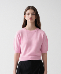 Cotton Balloon Half Knit (Pink)