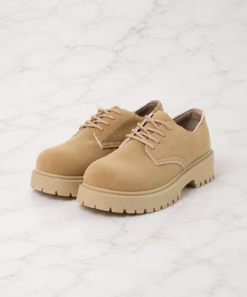 Burner(バーナー)の「【Cr+ov(クローヴ)】スエード調 厚底ダービーシューズ cro-boots-8-34【RBTS】(ブーツ・メンズ・ベージュ/ブラック系その他/ブラック・LARGE/MEDIUM/SMALL)」の8枚目の写真
