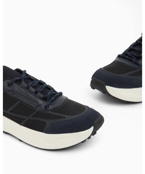 EMPORIO ARMANI(エンポリオアルマーニ)の「<オンライン限定>【エンポリオ アルマーニ】メッシュ&スエード レースアップ スニーカー(スニーカー・メンズ・ネイビー系1・7.5/8/7/6.5/9/8.5)」の7枚目の写真