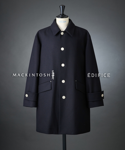 Mackintosh(マッキントッシュ)の「MACKINTOSH(マッキントッシュ) 別注 HUMBIE/ハンビー SL(ステンカラーコート・メンズ・ブラック/ブラウン/ネイビー・38/36/34/32)」の3枚目の写真
