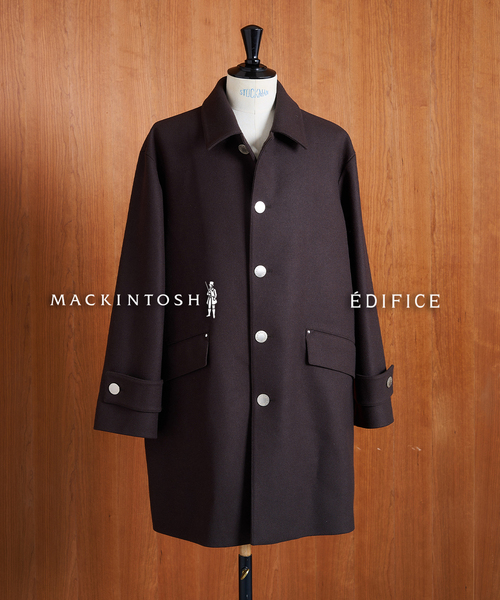 Mackintosh(マッキントッシュ)の「MACKINTOSH(マッキントッシュ) 別注 HUMBIE/ハンビー SL(ステンカラーコート・メンズ・ブラック/ブラウン/ネイビー・38/36/34/32)」の2枚目の写真