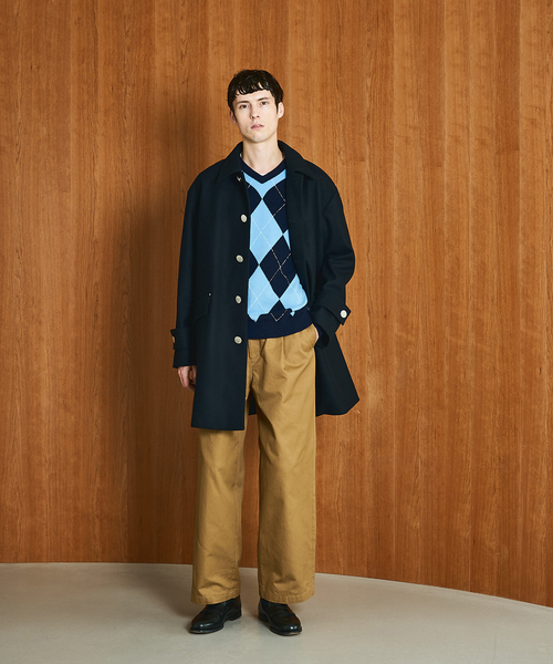 Mackintosh(マッキントッシュ)の「MACKINTOSH(マッキントッシュ) 別注 HUMBIE/ハンビー SL(ステンカラーコート・メンズ・ブラック/ブラウン/ネイビー・38/36/34/32)」の5枚目の写真
