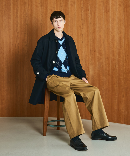 Mackintosh(マッキントッシュ)の「MACKINTOSH(マッキントッシュ) 別注 HUMBIE/ハンビー SL(ステンカラーコート・メンズ・ブラック/ブラウン/ネイビー・38/36/34/32)」の10枚目の写真