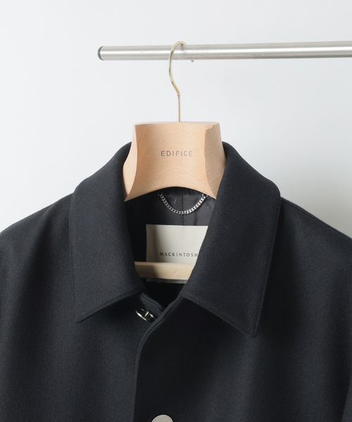 Mackintosh(マッキントッシュ)の「MACKINTOSH(マッキントッシュ) 別注 HUMBIE/ハンビー SL(ステンカラーコート・メンズ・ブラック/ブラウン/ネイビー・38/36/34/32)」の13枚目の写真