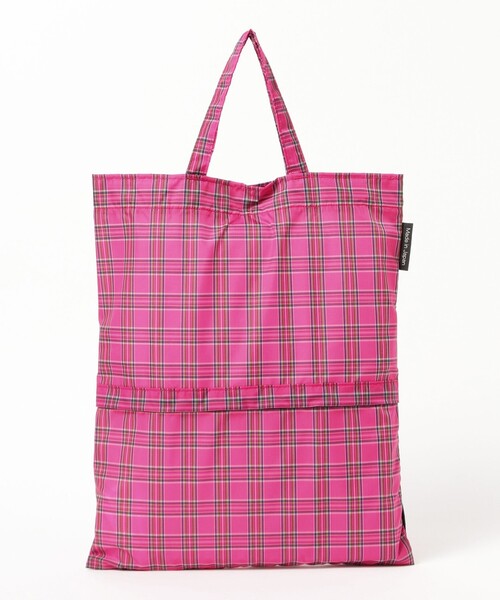 BEAMS BOY（ビームスボーイ）の「BAG'n'NOUN / RETRO 2WAY PACK CHECK（トートバッグ・レディース・ピンク・ONE SIZE）」の2枚目の写真