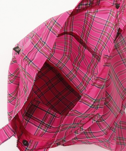 BEAMS BOY（ビームスボーイ）の「BAG'n'NOUN / RETRO 2WAY PACK CHECK（トートバッグ・レディース・ピンク・ONE SIZE）」の7枚目の写真