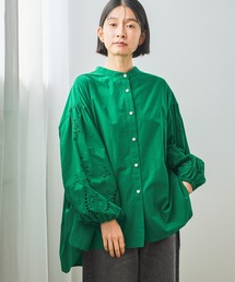studio CLIP | カットワーク刺繍スリーブブラウス(シャツ/ブラウス)
