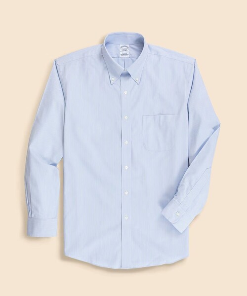 BROOKS BROTHERS(ブルックスブラザーズ)の「ストレッチドビー ピンストライプ ドレスシャツ Regular Fit(シャツ/ブラウス・メンズ・ブルー・17-33/17-32/16 1/2-34/15 1/2-32/15-33/15-32/15-31/14 1/2-32/14 1/2-31/16 1/2-33/16 1/2-32/16-33/16-32/16-31/15 1/2-33/17 1/2-34/17-34/15 1/2-31)」の2枚目の写真