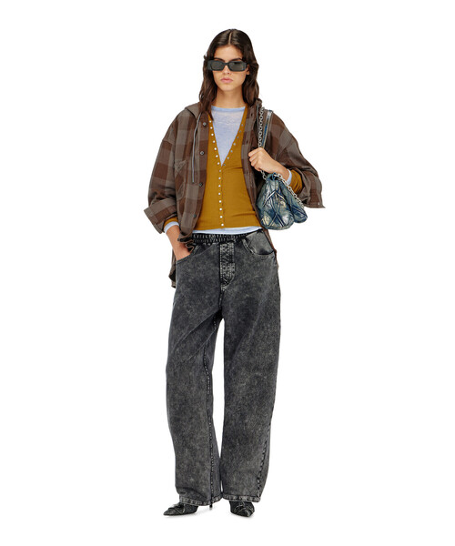 DIESEL（ディーゼル）の「ウィメンズ パンツ P-STUKY（その他パンツ・レディース・グレー・XX-SMALL/LARGE/SMALL/MEDIUM/X-SMALL）」の3枚目の写真