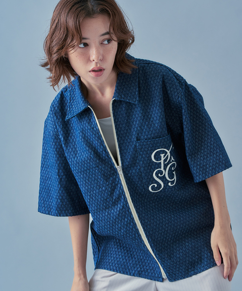 PARIS SAINT-GERMAIN(パリサンジェルマン)の「【Paris Saint-Germain / パリ・サン=ジェルマン】 JP Denim Zip Shirts2(シャツ/ブラウス・メンズ・アイボリー/ブルー系その他・MEDIUM/LARGE/X-LARGE)」の21枚目の写真