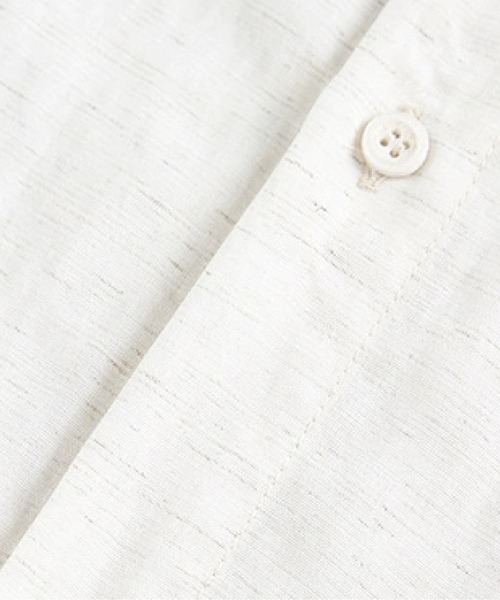 U:UME(ユーム)の「Jacquard Collar Patchwork Shirt(シャツ/ブラウス・メンズ・ブラック/ホワイト・MEDIUM/LARGE/XX-LARGE/X-LARGE)」の6枚目の写真