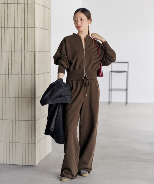 plage(プラージュ)の「《追加》JOHNBULL / ジョンブル 別注 ZIP スウェット 3(スウェット・レディース・ブラウン系その他/アイボリー・FREE)」の6枚目の写真