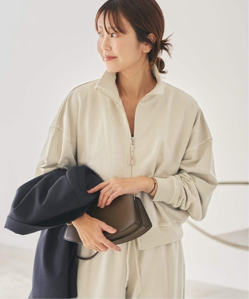 plage(プラージュ)の「《追加》JOHNBULL / ジョンブル 別注 ZIP スウェット 3(スウェット・レディース・ブラウン系その他/アイボリー・FREE)」の11枚目の写真