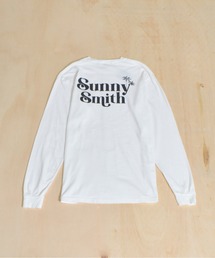 【SUNNY SMITH】SunnySmith フロントロゴ刺繍ピグメントロンT