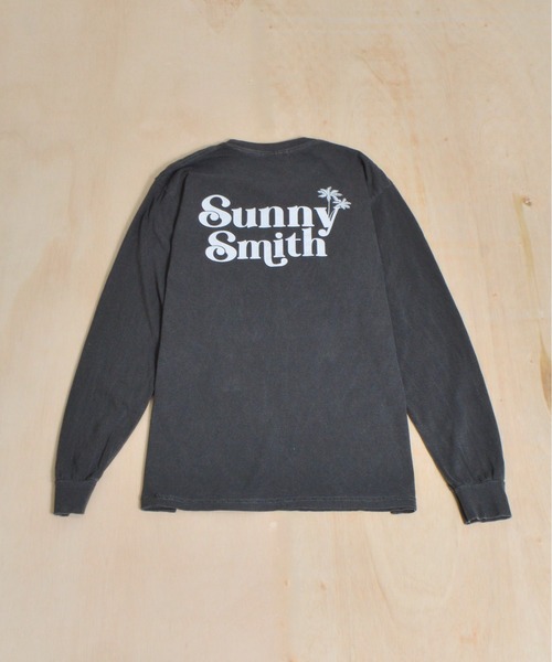 Sunny Smith(サニースミス)の「【SUNNY SMITH】SunnySmith フロントロゴ刺繍ピグメントロンT(Tシャツ/カットソー・メンズ・スミクロ/ホワイト/グリーン・LARGE/MEDIUM)」の10枚目の写真