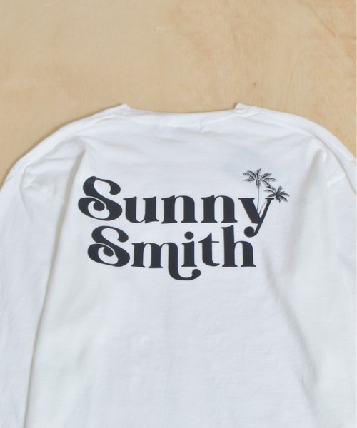 Sunny Smith(サニースミス)の「【SUNNY SMITH】SunnySmith フロントロゴ刺繍ピグメントロンT(Tシャツ/カットソー・メンズ・スミクロ/ホワイト/グリーン・LARGE/MEDIUM)」の15枚目の写真
