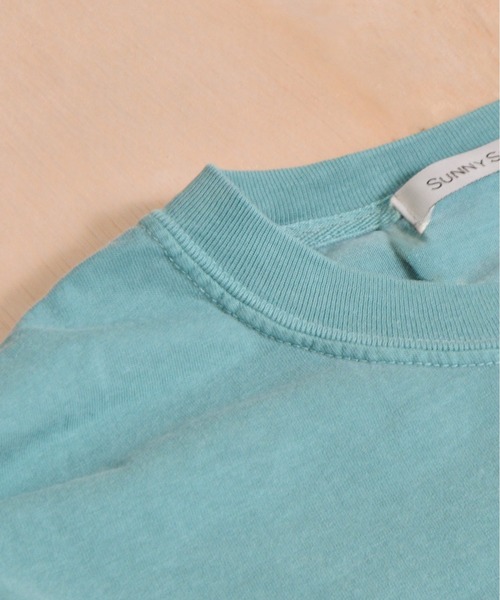 Sunny Smith(サニースミス)の「【SUNNY SMITH】SunnySmith フロントロゴ刺繍ピグメントロンT(Tシャツ/カットソー・メンズ・スミクロ/ホワイト/グリーン・LARGE/MEDIUM)」の16枚目の写真