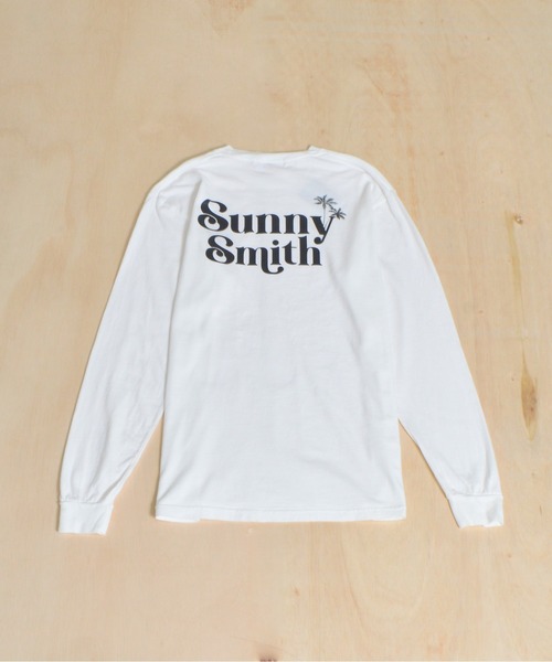 Sunny Smith(サニースミス)の「【SUNNY SMITH】SunnySmith フロントロゴ刺繍ピグメントロンT(Tシャツ/カットソー・メンズ・スミクロ/ホワイト/グリーン・LARGE/MEDIUM)」の14枚目の写真