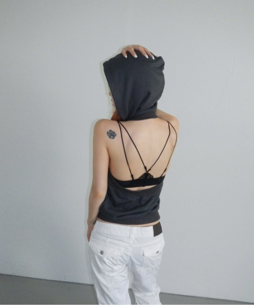 THEAIRTOWN(ジエアタウン)の「crispy 81 straight pants(その他パンツ・レディース・ブラック/ホワイト・MEDIUM/SMALL)」の15枚目の写真