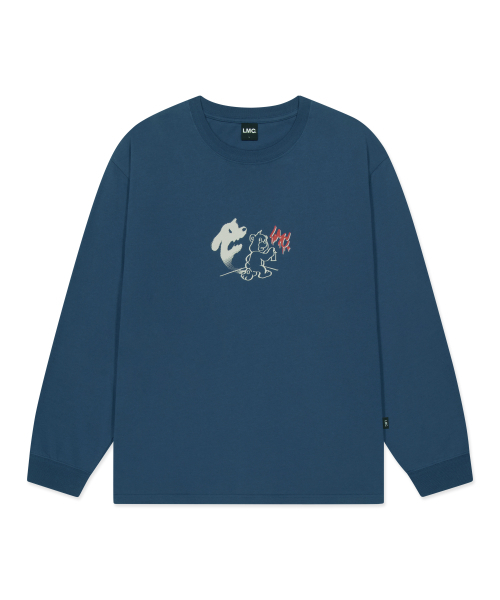 LMCの「SKETCH BEAR LONG SLV TEE vintage blue(Tシャツ/カットソー・レディース・その他・SMALL/X-LARGE/LARGE/MEDIUM)」の1枚目の写真