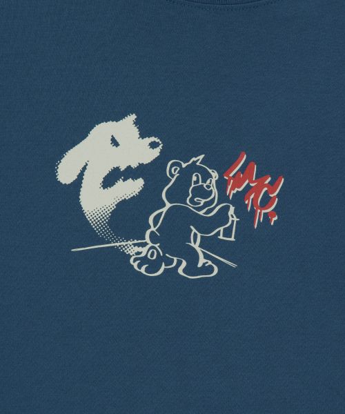 LMCの「SKETCH BEAR LONG SLV TEE vintage blue(Tシャツ/カットソー・レディース・その他・SMALL/X-LARGE/LARGE/MEDIUM)」の7枚目の写真