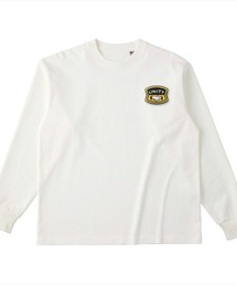 Ol' Basics(オール・ベーシックス) 長袖Tシャツ シェイクハンド プリント ワンポイント USコットン100% 8.1オンス オープンエンド生地 メンズ ユニセックス アメカジ