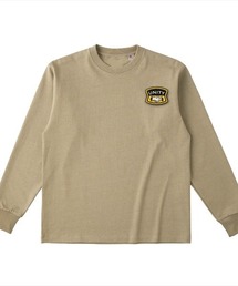 Ol' Basics(オール・ベーシックス) 長袖Tシャツ シェイクハンド プリント ワンポイント USコットン100% 8.1オンス オープンエンド生地 メンズ ユニセックス アメカジ
