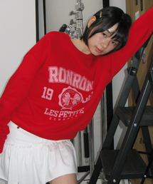 RR 1988 VINTAGE RIBBON SWEATSHIRT RED