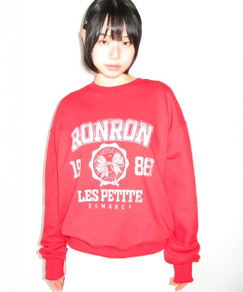 RONRON(ロンロン)の「RR 1988 VINTAGE RIBBON SWEATSHIRT RED(スウェット・レディース・その他・FREE)」の2枚目の写真