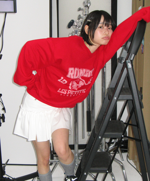 RONRON(ロンロン)の「RR 1988 VINTAGE RIBBON SWEATSHIRT RED(スウェット・レディース・その他・FREE)」の5枚目の写真