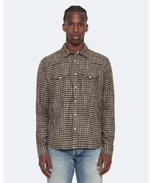 ALLSAINTS | COURT REGULAR-FIT DOUBLE-FACED SHIRT | COURT レギュラーフィット ダブルフェイス シャツ(シャツ/ブラウス)