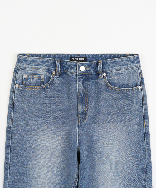 TOFFEE(トフィー)の「セミフレアデニムパンツ (LIGHT BLUE)(デニムパンツ・メンズ・その他・SMALL/MEDIUM/LARGE/X-LARGE)」の4枚目の写真