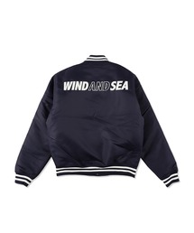 WIND AND SEA（ウィンダンシー）の「SATIN STADIUM JACKET（スタジャン）」