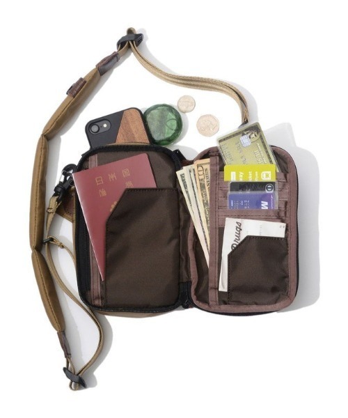 AS2OV(アッソブ)の「【AS2OV/アッソブ】 CORDURADOBBY 305D WALLET SHOULDER / ウォレット ショルダーバッグ(ショルダーバッグ・メンズ・カーキ/ブラック・FREE)」の7枚目の写真