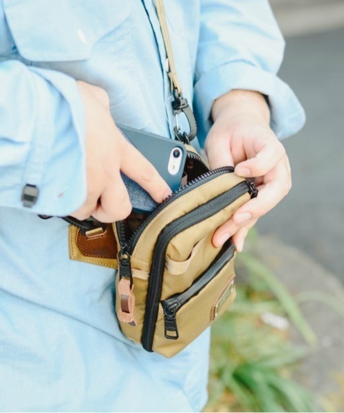 AS2OV(アッソブ)の「【AS2OV/アッソブ】 CORDURADOBBY 305D WALLET SHOULDER / ウォレット ショルダーバッグ(ショルダーバッグ・メンズ・カーキ/ブラック・FREE)」の11枚目の写真