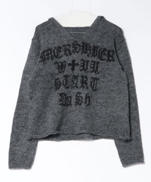 Figments(フィグメンツ)の「スキッパーグラフィックニット(ニット/セーター・レディース・チャコールグレー/ブラック・FREE)」の13枚目の写真