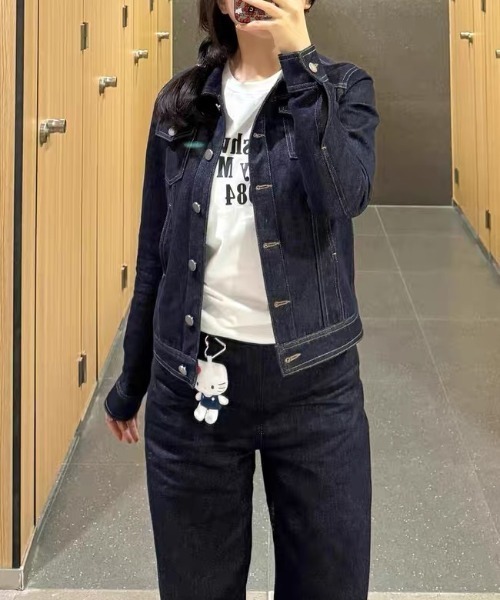 FAVORITO(ファヴォリート)の「シングルブレストデニムセットアップ(セットアップ・レディース・ブルー・L/M/S/XL)」の13枚目の写真