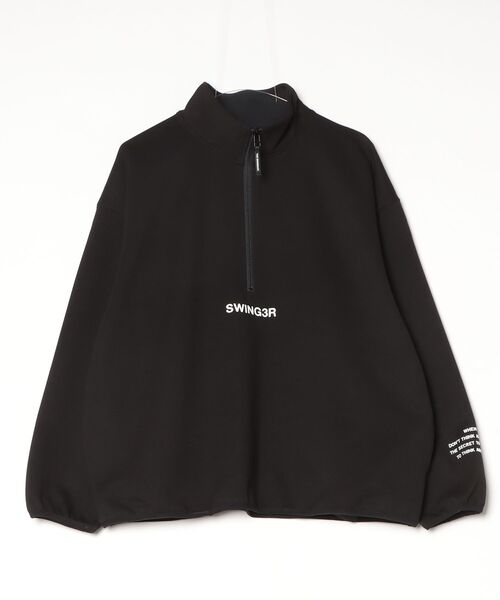 SWINGGGR(スウィンガー)の「THE SWINGGGR/ザ スウィンガー/SWG AIR CORE HALF ZIP(スウェット・メンズ・ネイビー/ブラック・2/3)」の14枚目の写真