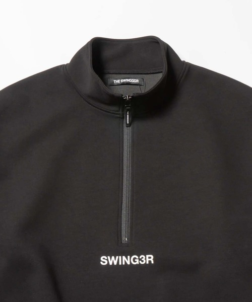 SWINGGGR(スウィンガー)の「THE SWINGGGR/ザ スウィンガー/SWG AIR CORE HALF ZIP(スウェット・メンズ・ネイビー/ブラック・2/3)」の5枚目の写真