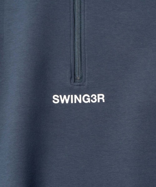 SWINGGGR(スウィンガー)の「THE SWINGGGR/ザ スウィンガー/SWG AIR CORE HALF ZIP(スウェット・メンズ・ネイビー/ブラック・2/3)」の8枚目の写真