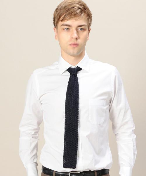 BEAUTY&YOUTH UNITED ARROWS（ビューティーアンドユースユナイテッドアローズ）の「BY ITALY ニットタイ 1◆（ネクタイ・メンズ・ネイビー・FREE）」の5枚目の写真