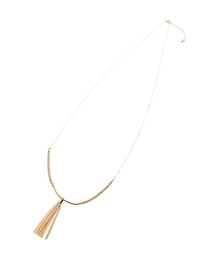 HusHusH | スエード調タッセルネックレス(ネックレス)