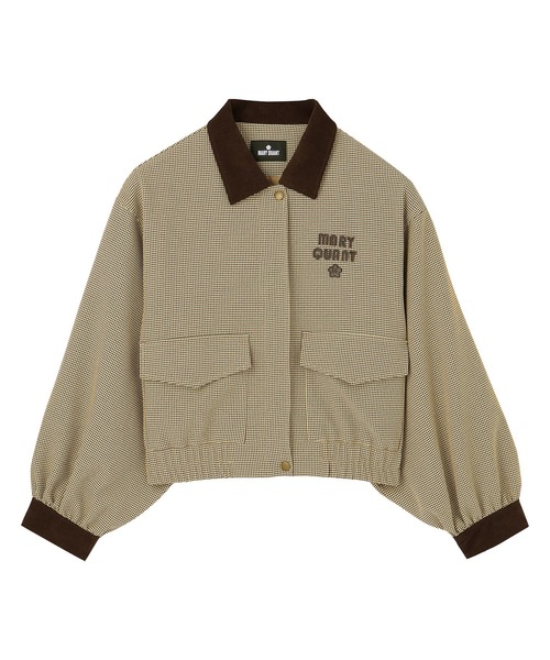 MARY QUANT(マリークワント)の「コーデュロイカラーワーク ブルゾン(ブルゾン・レディース・ブラウン/ネイビー・M)」の3枚目の写真