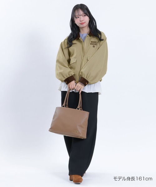 MARY QUANT(マリークワント)の「コーデュロイカラーワーク ブルゾン(ブルゾン・レディース・ブラウン/ネイビー・M)」の9枚目の写真