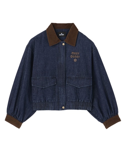 MARY QUANT(マリークワント)の「コーデュロイカラーワーク ブルゾン(ブルゾン・レディース・ブラウン/ネイビー・M)」の11枚目の写真